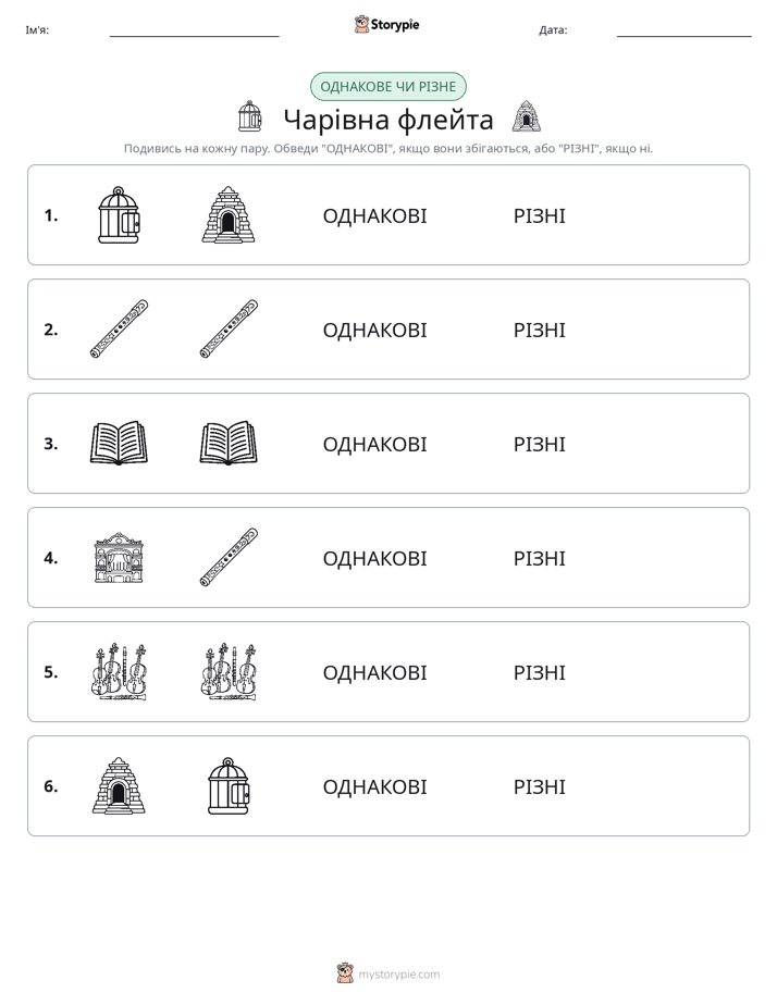 Однакові чи різні