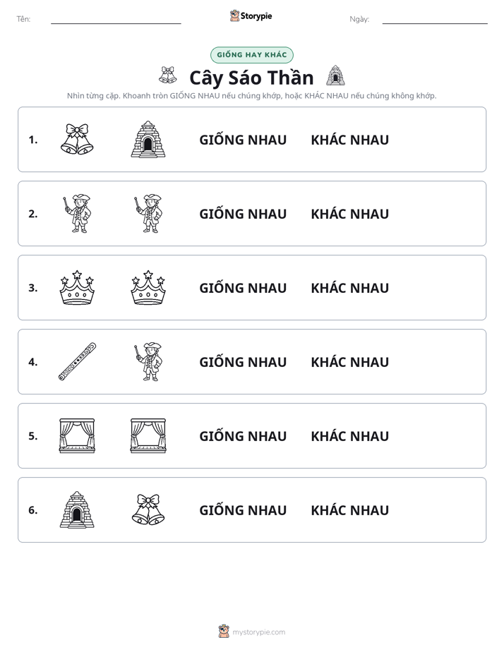Giống Hay Khác