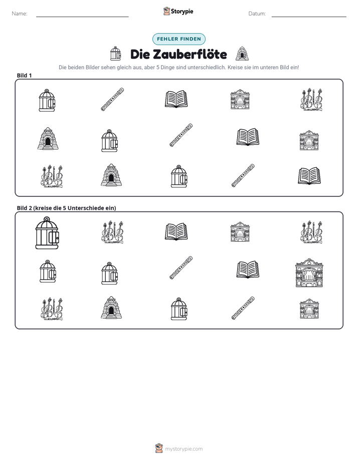 Finde den Unterschied