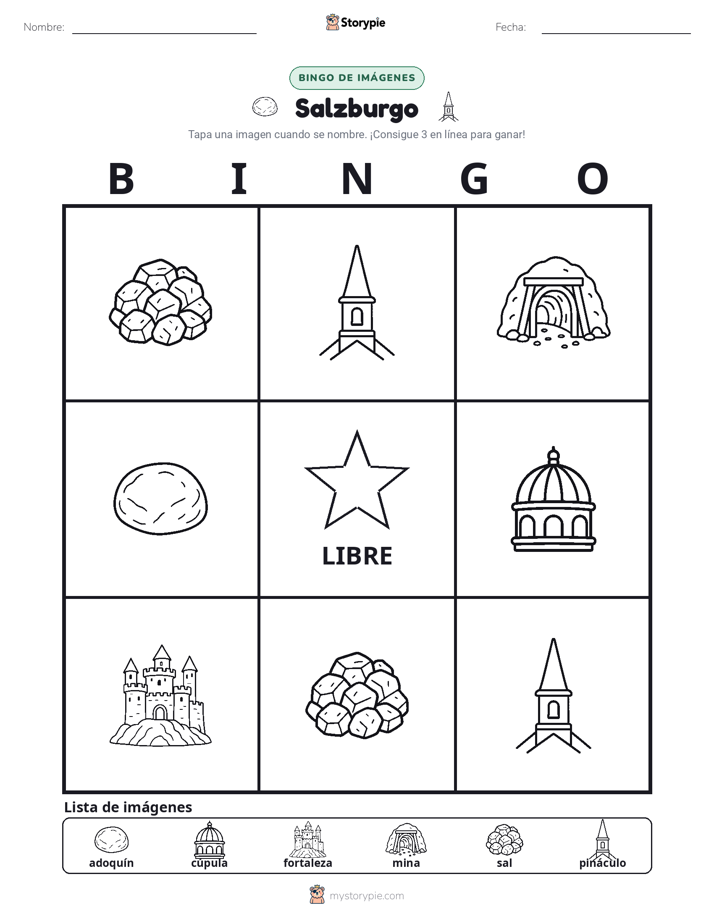 Bingo de Imágenes