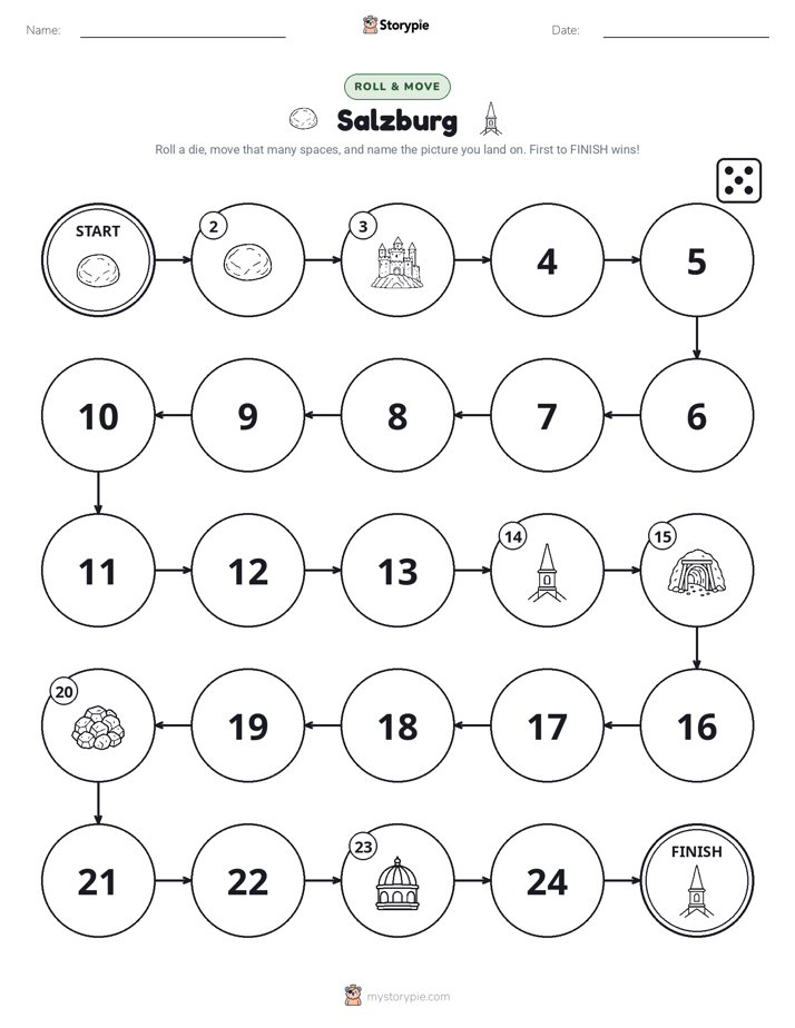 Roll & Move Game
