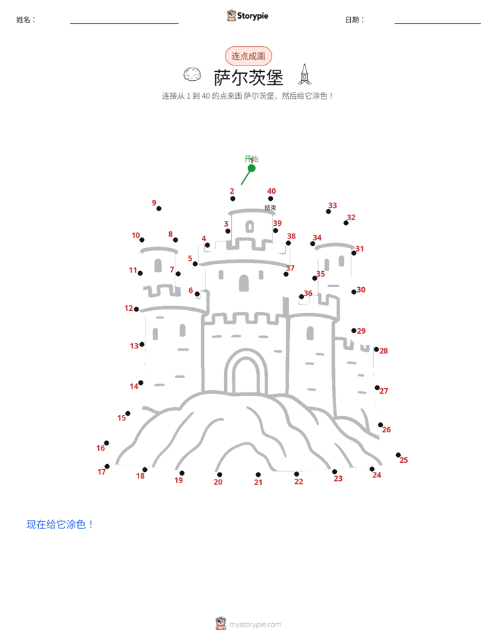 连点成线