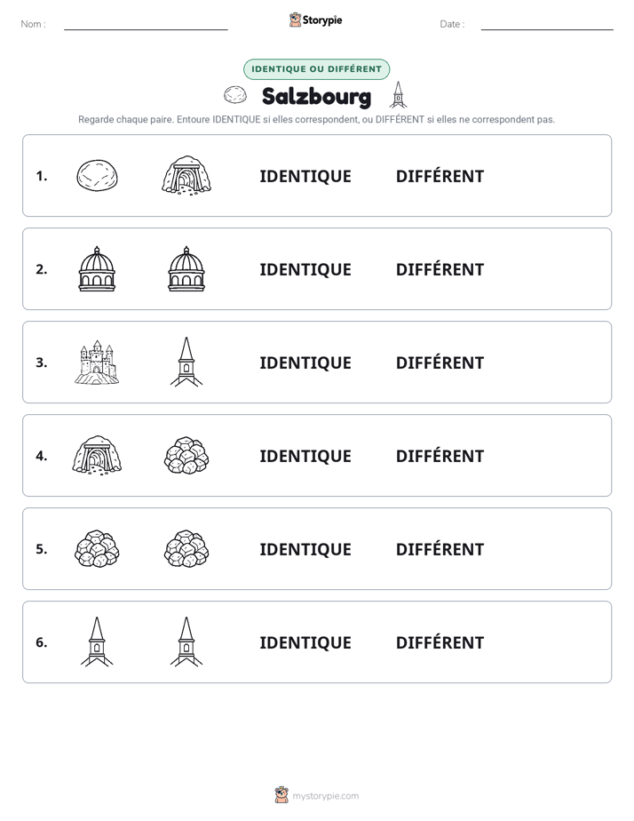 Identique ou Différent