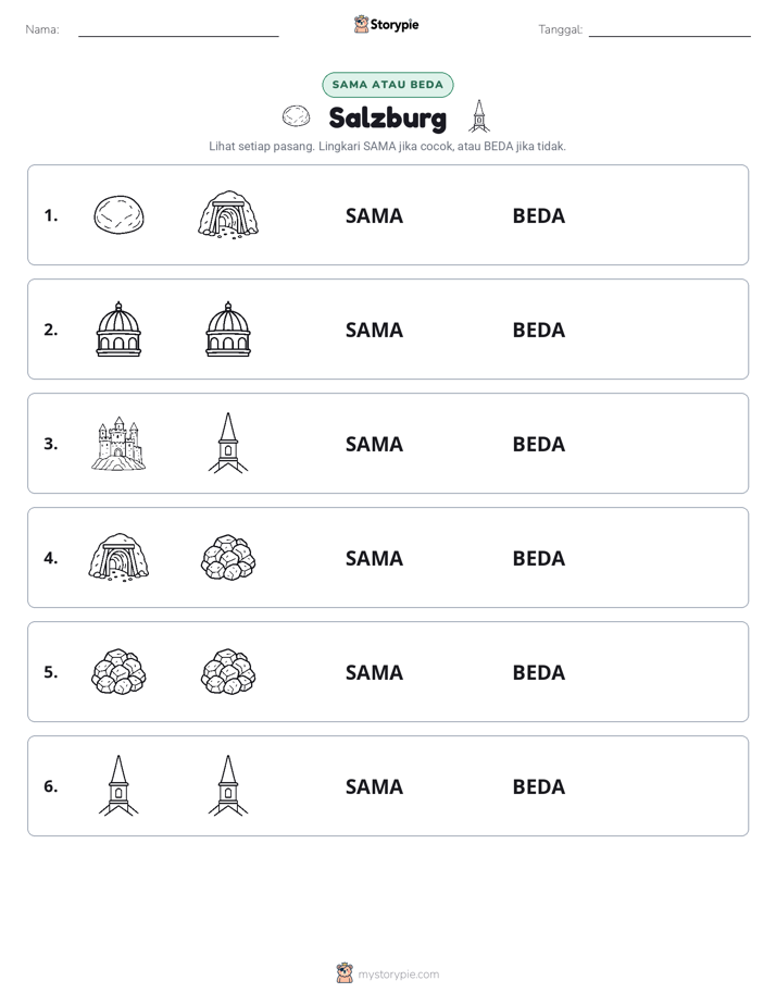Sama atau Berbeda