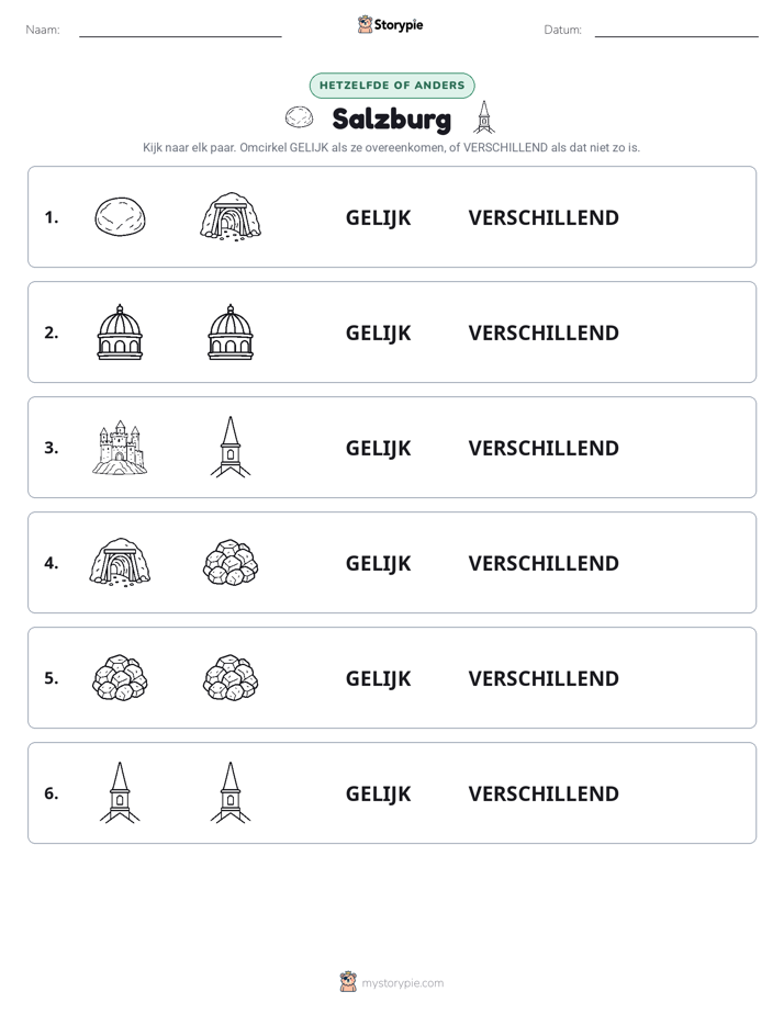 Zelfde of Verschillend