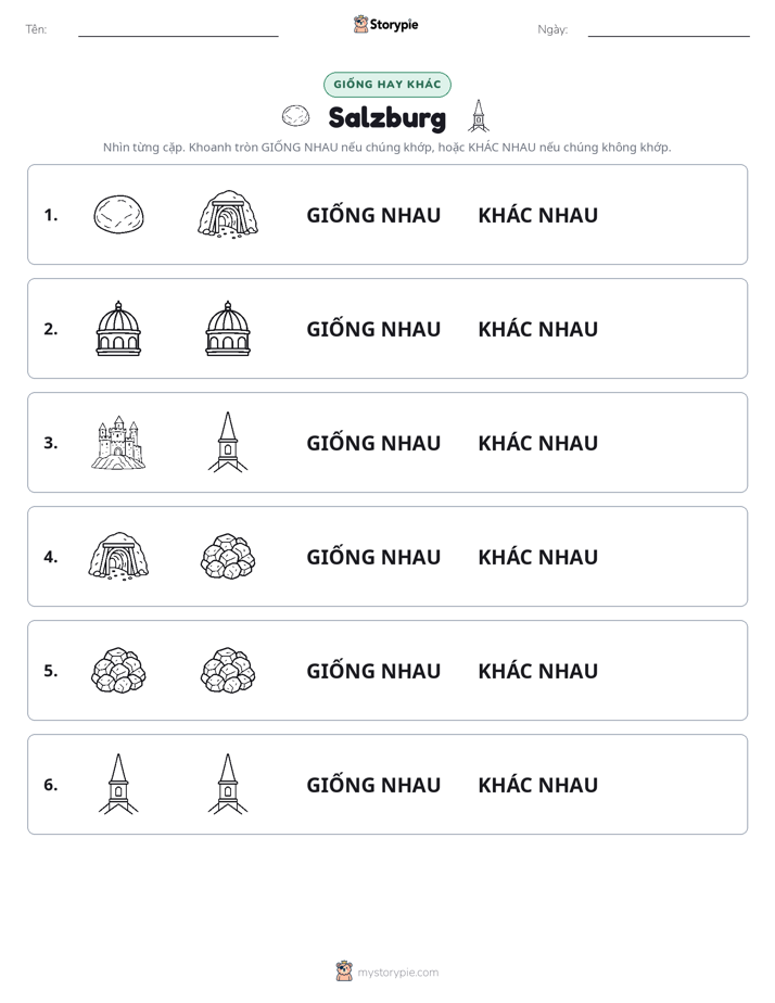 Giống Hay Khác