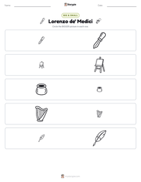 Lorenzo de' Medici printable worksheet preview