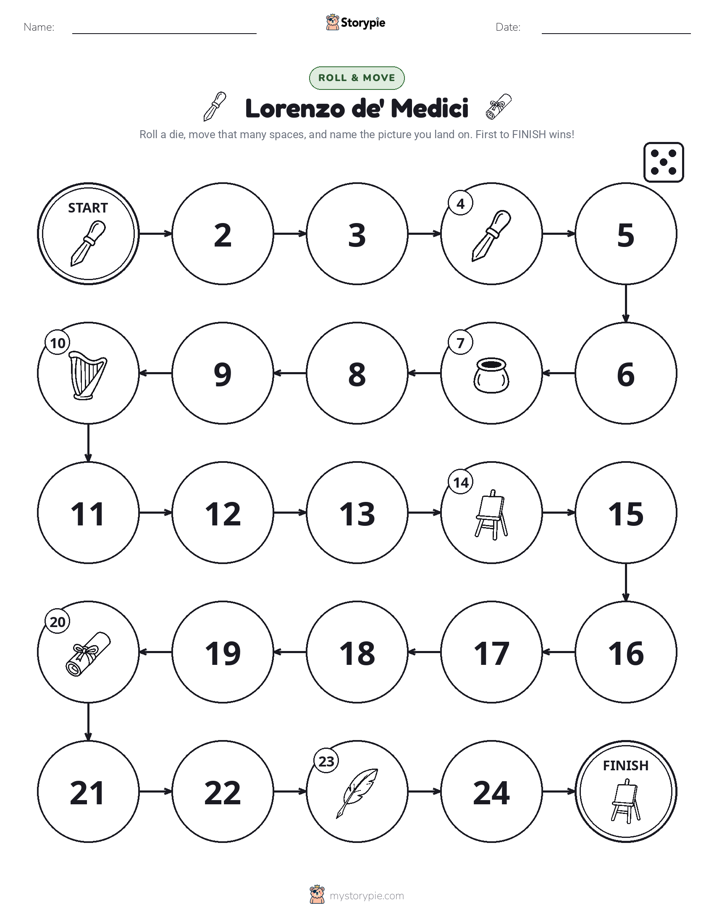 Roll & Move Game
