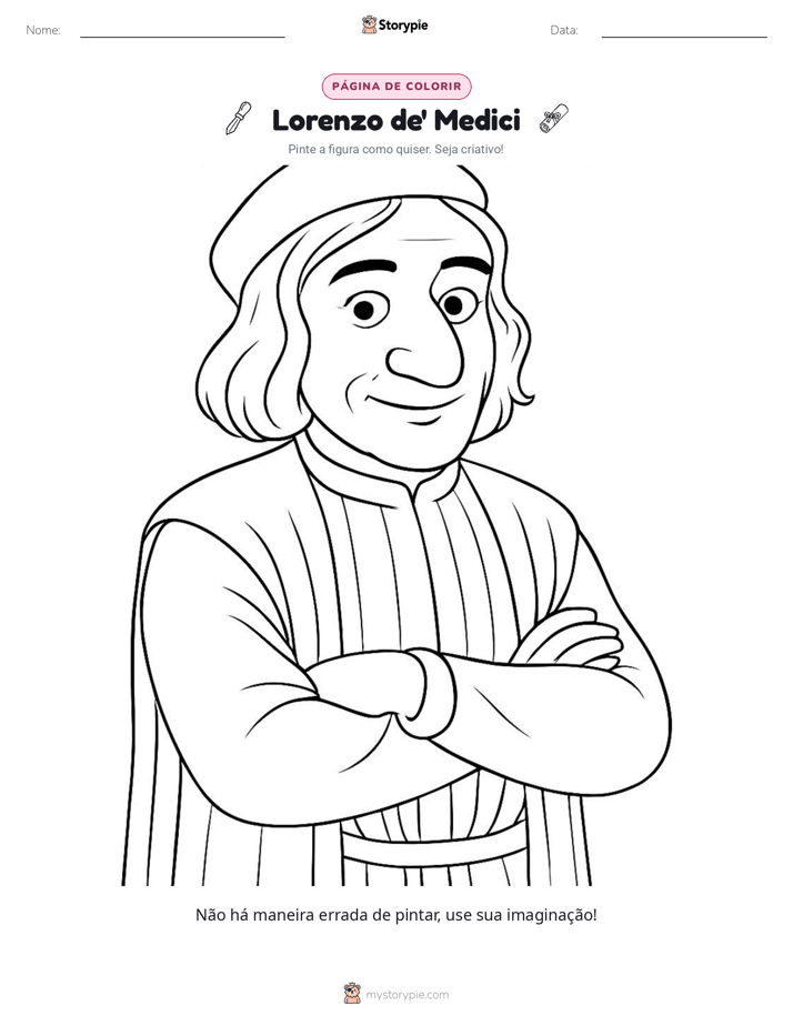 Página para colorir