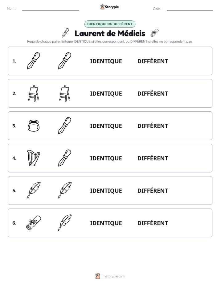 Identique ou Différent