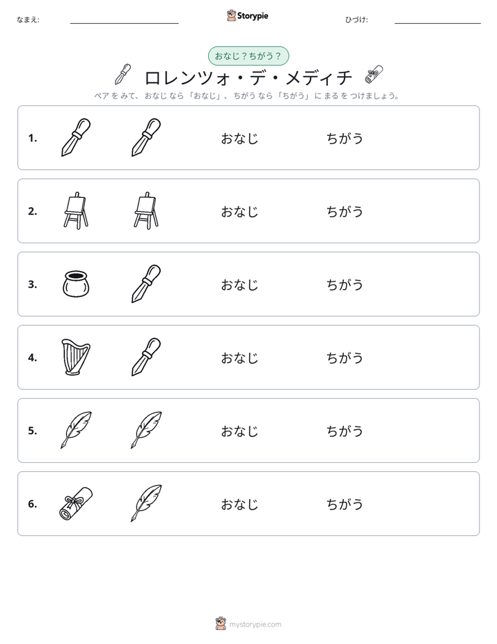 同じか違うか