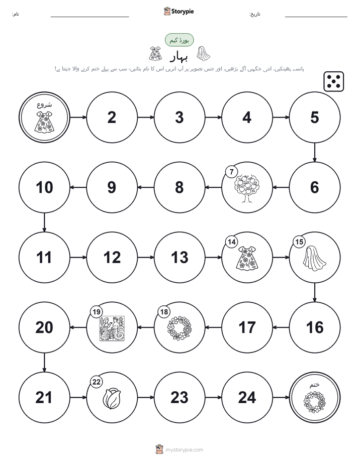 رول اور منتقل کریں کھیل