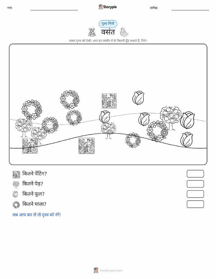 गिनती दृश्य