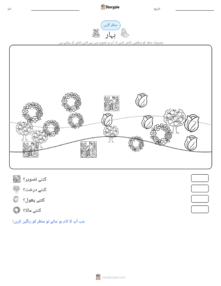 گنتی کا منظر