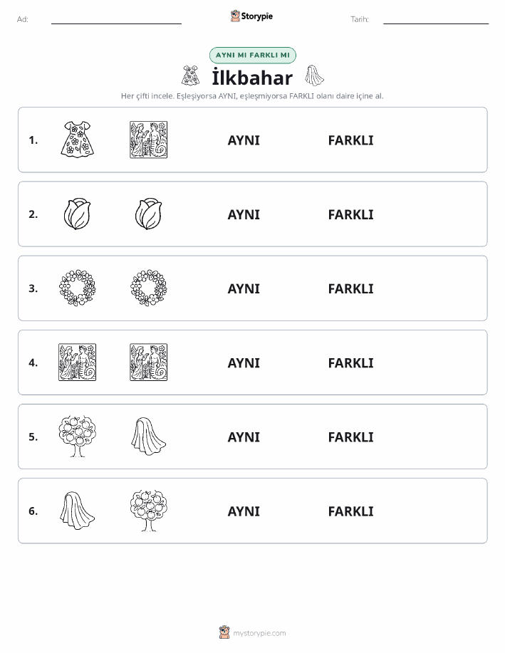 Aynı mı Farklı mı