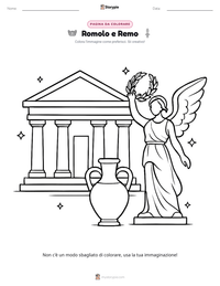 Anteprima della scheda stampabile di Romolo e Remo