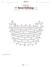 Roman Mythology printable worksheet preview