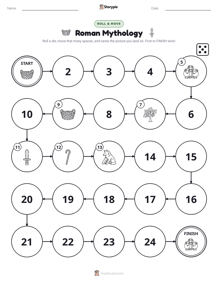 Roll & Move Game