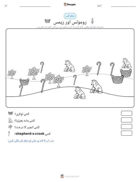 گنتی کا منظر