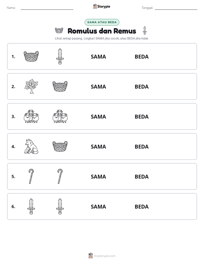 Sama atau Berbeda