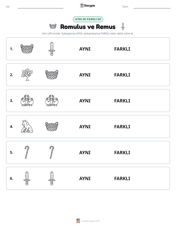 Aynı mı Farklı mı