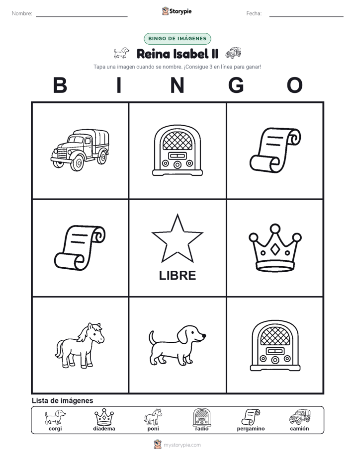 Bingo de Imágenes