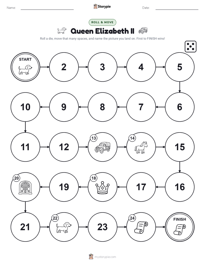 Roll & Move Game