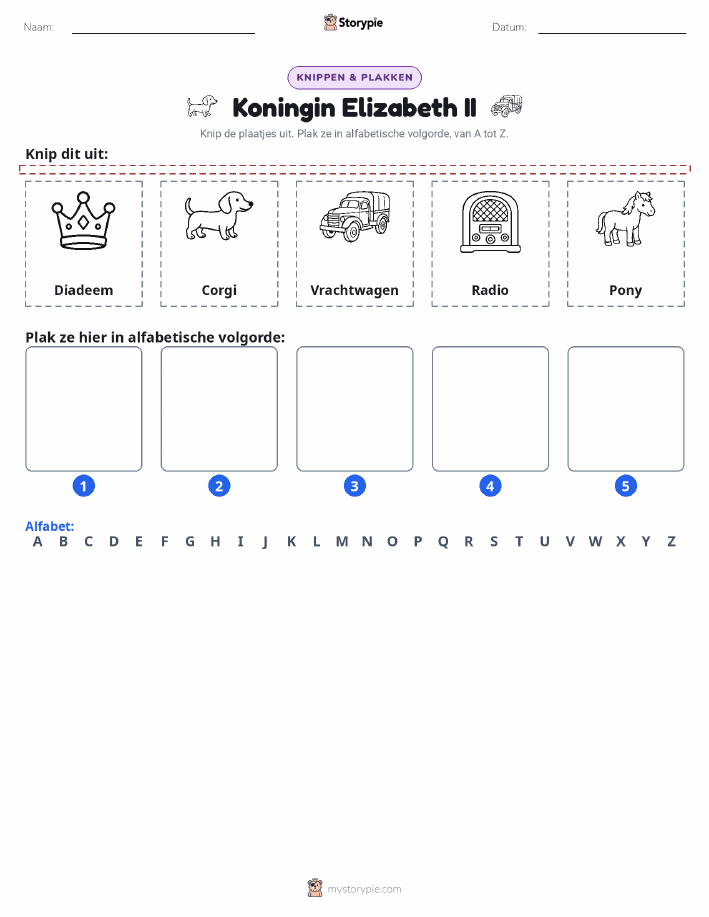 Knip & Plak Alfabet