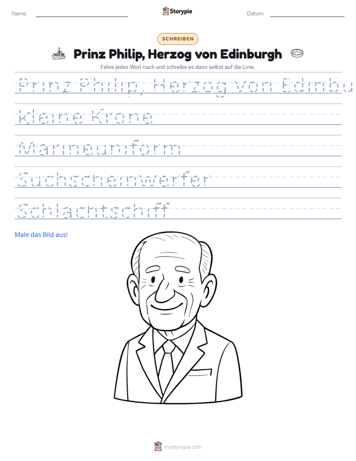 Schreibübung