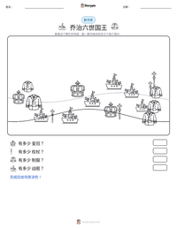 乔治六世国王 可打印工作表预览