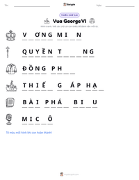 Xem trước tài liệu in sẵn Vua George VI