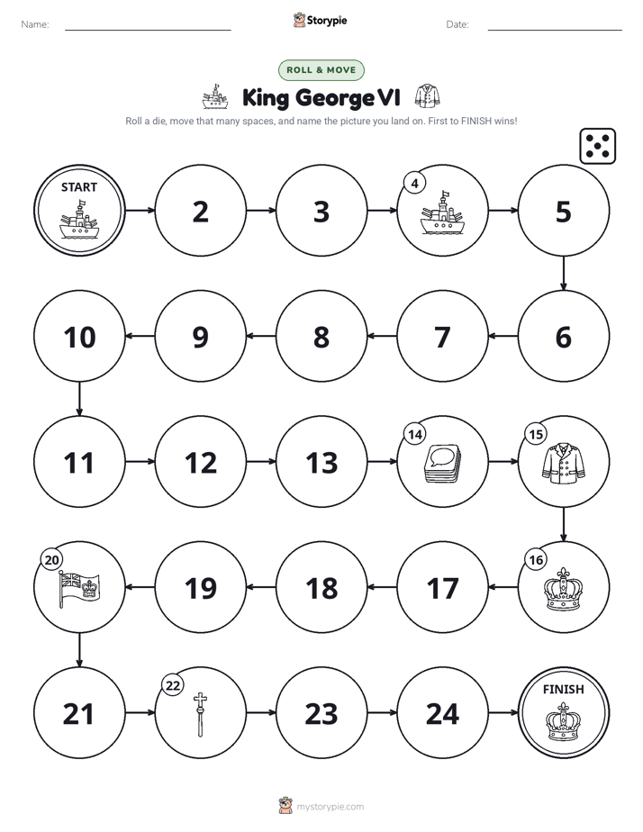 Roll & Move Game