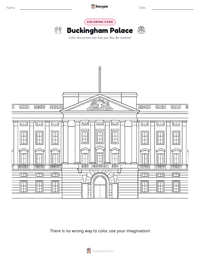 Buckingham Palace printable worksheet preview