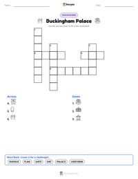 Buckingham Palace printable worksheet preview