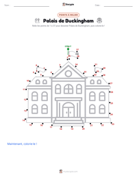 Aperçu de la feuille de travail imprimable Palais de Buckingham
