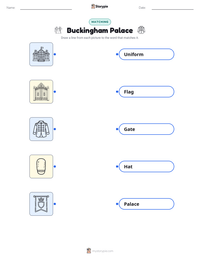 Buckingham Palace printable worksheet preview