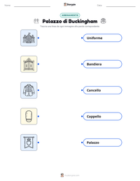 Anteprima della scheda stampabile di Palazzo di Buckingham