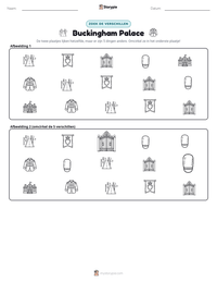 Buckingham Palace afdrukbare werkblad voorbeeld