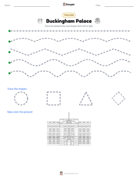 Buckingham Palace printable worksheet preview
