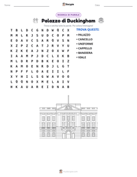Anteprima della scheda stampabile di Palazzo di Buckingham