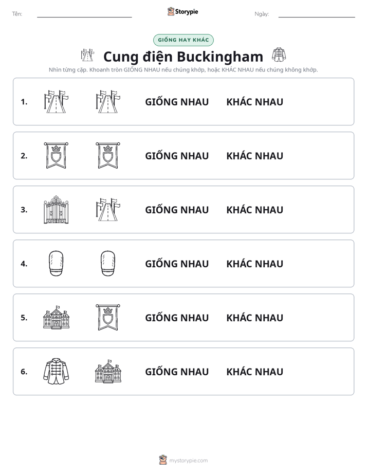 Giống Hay Khác