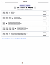 Anteprima della scheda stampabile di La Scuola di Atene