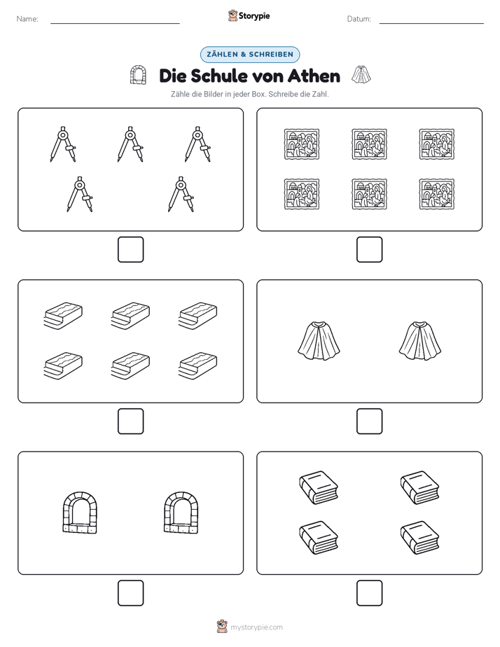 Zählen & Schreiben