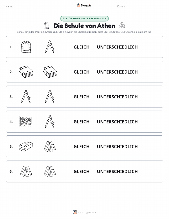 Gleich oder Anders