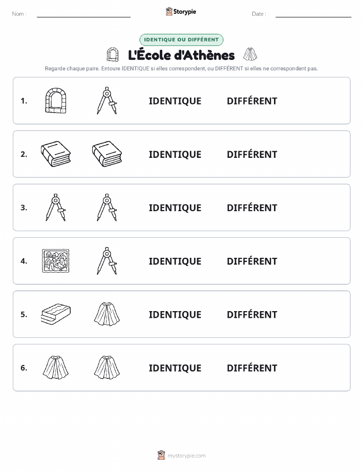 Identique ou Différent