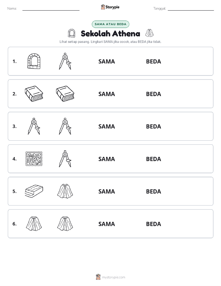 Sama atau Berbeda