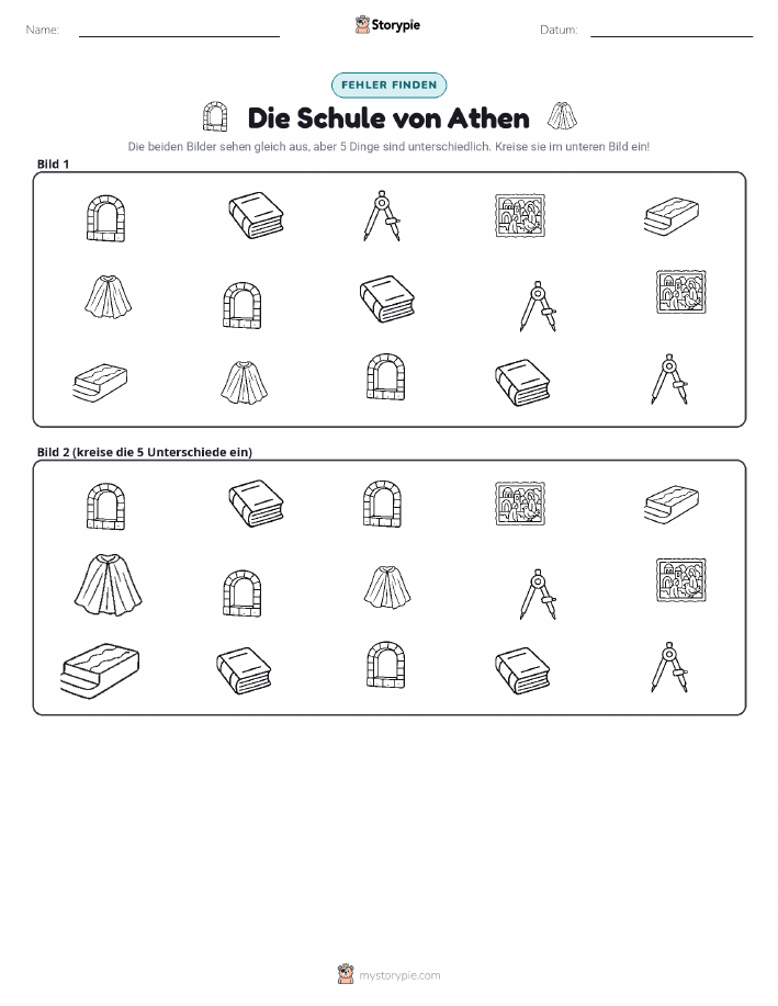 Finde den Unterschied