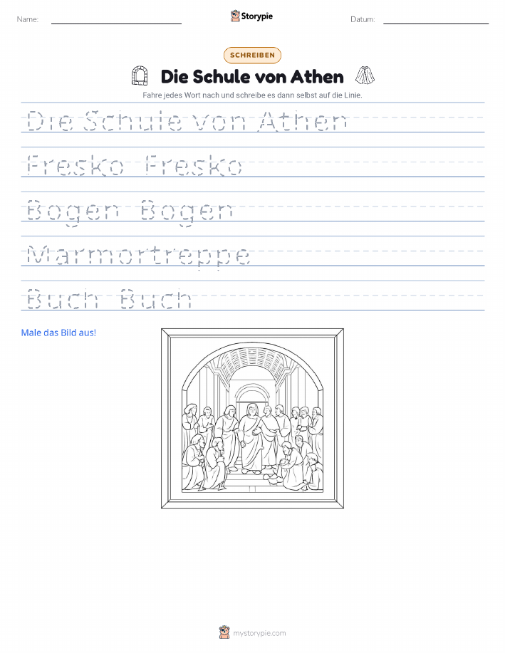 Schreibübung
