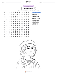 Anteprima della scheda stampabile di Raffaello