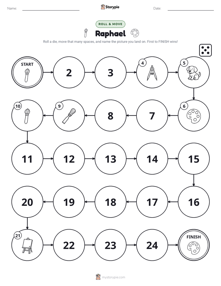 Roll & Move Game